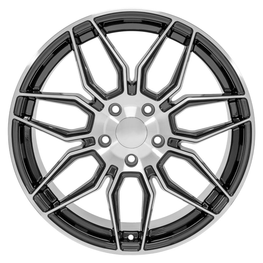 C6-C7 New Gloss Gunmetal Machined 19x10 Wheel (CV03C) 2005-2019