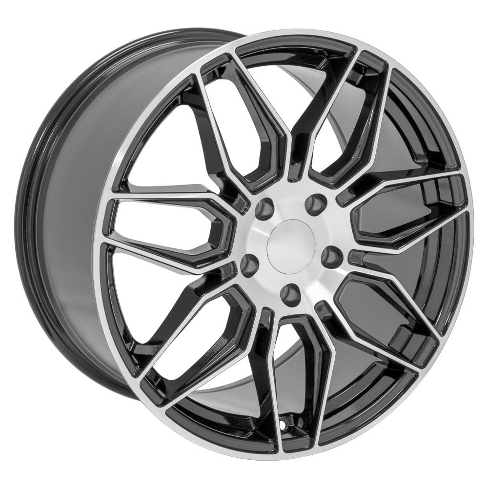 C6-C7 New Gloss Gunmetal Machined 19x10 Wheel (CV03C) 2005-2019