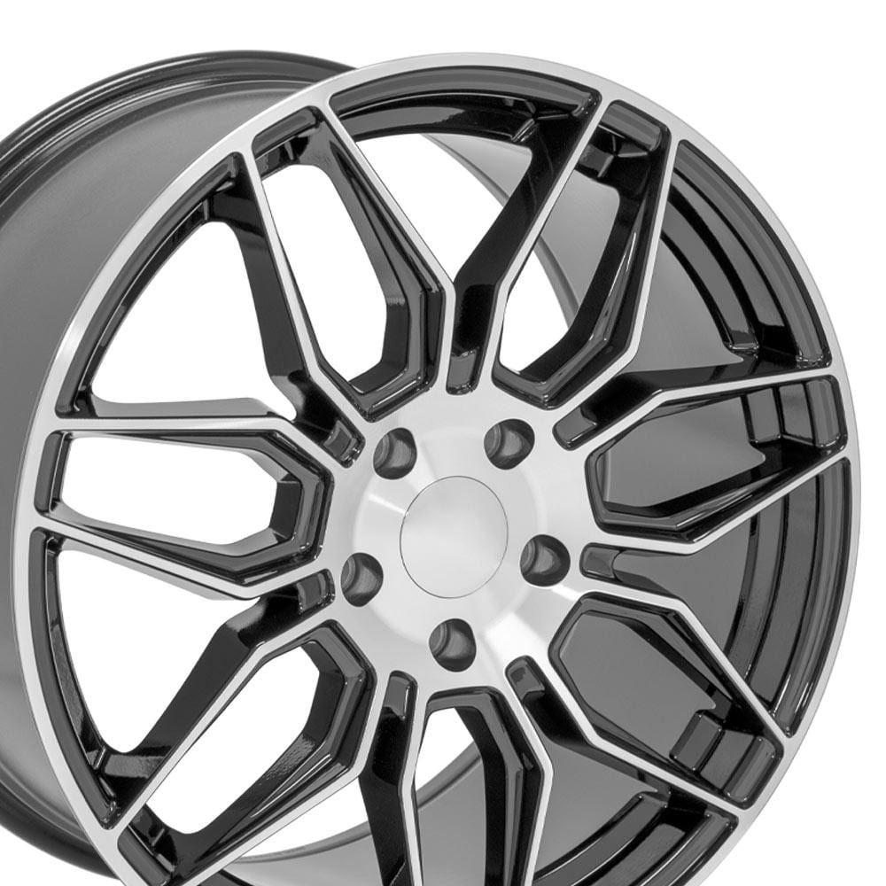 C6-C7 New Gloss Gunmetal Machined 19x10 Wheel (CV03C) 2005-2019