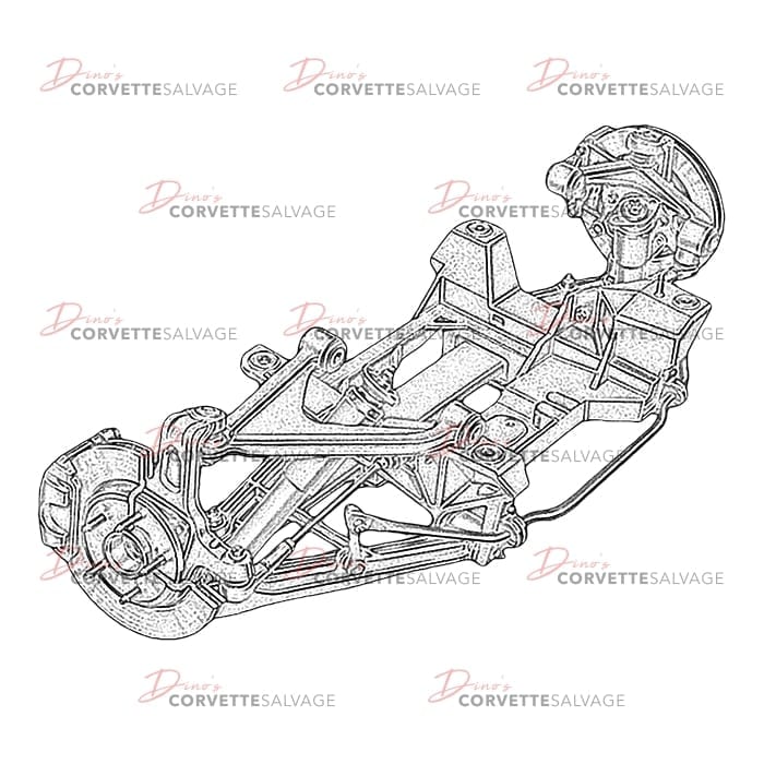 C5 Used Rear Suspension Assembly 1997-2004