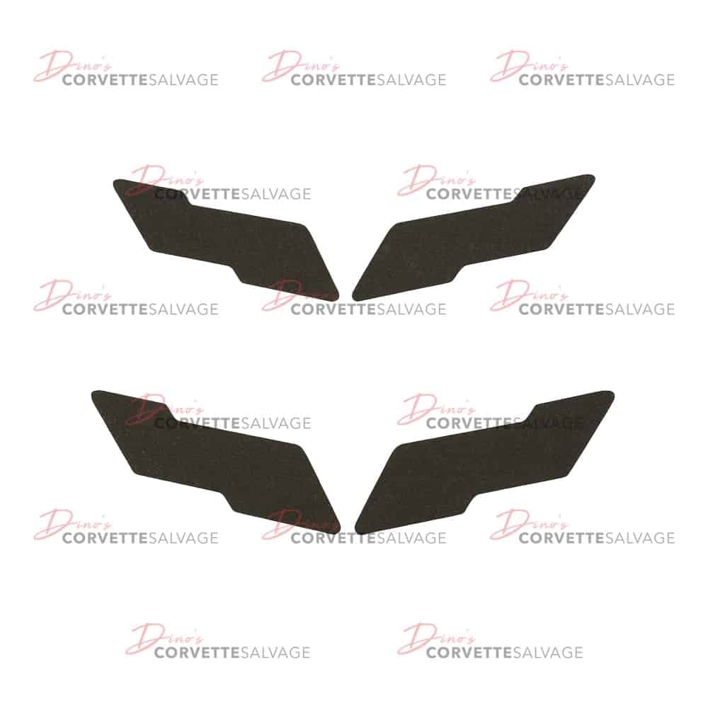 C5 Corvette Black Out Emblem Overlay Set 1997-2004