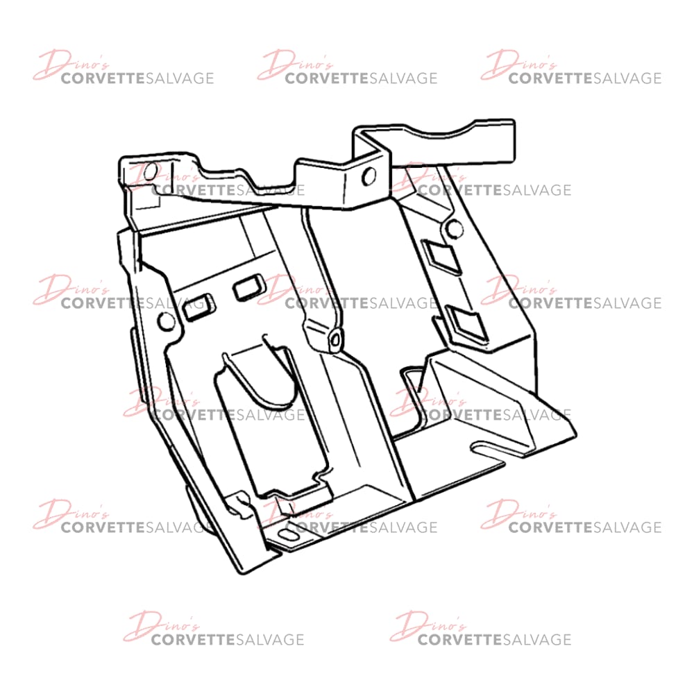 C5 Used Multiuse Relay & Fuse Bracket 1997-2004