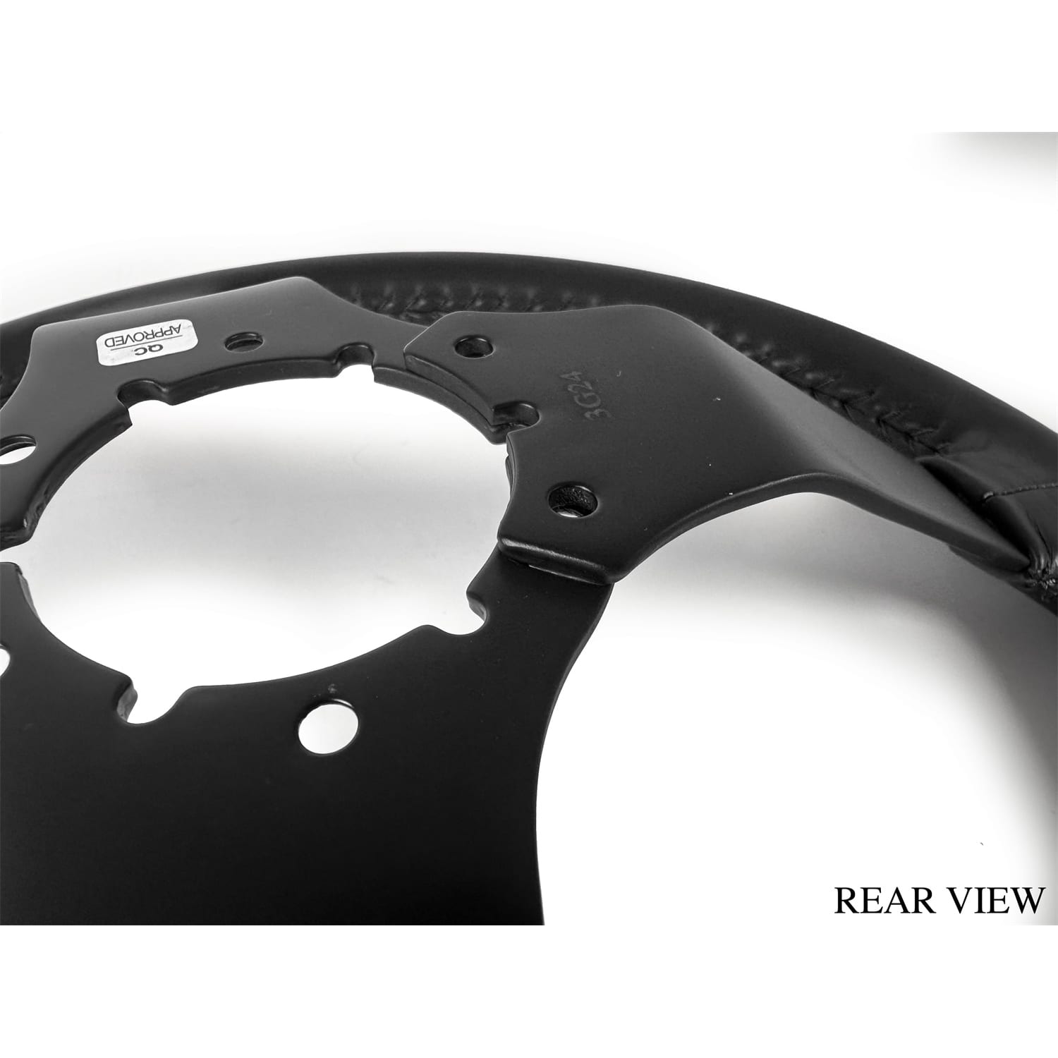 C3 New 6-Bolt OE Steering Wheel Black Spokes 1977-1982 (ST3029BLK-GM)