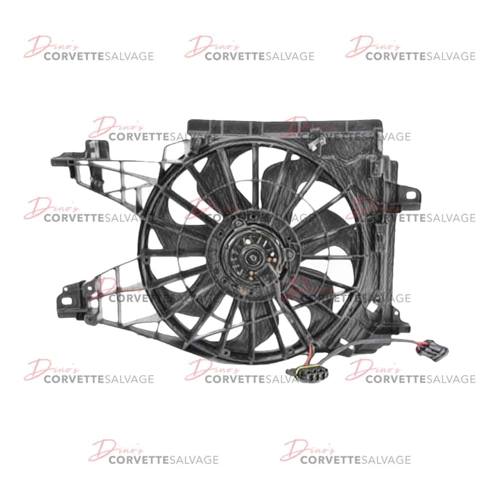 C6 Used Radiator Cooling Fan Shroud Assembly 2005-2013