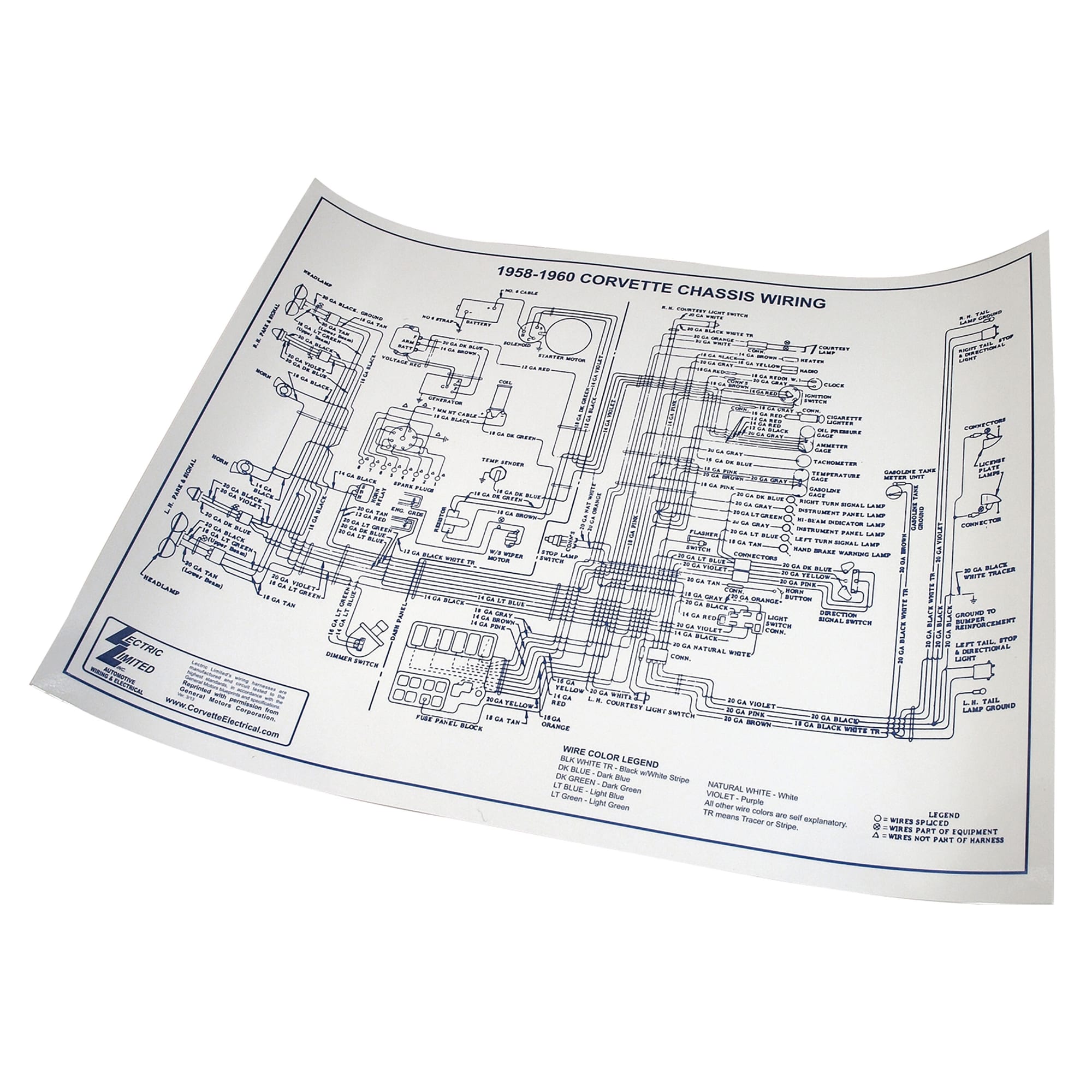 C1 New Wiring Diagram 1958-1960
