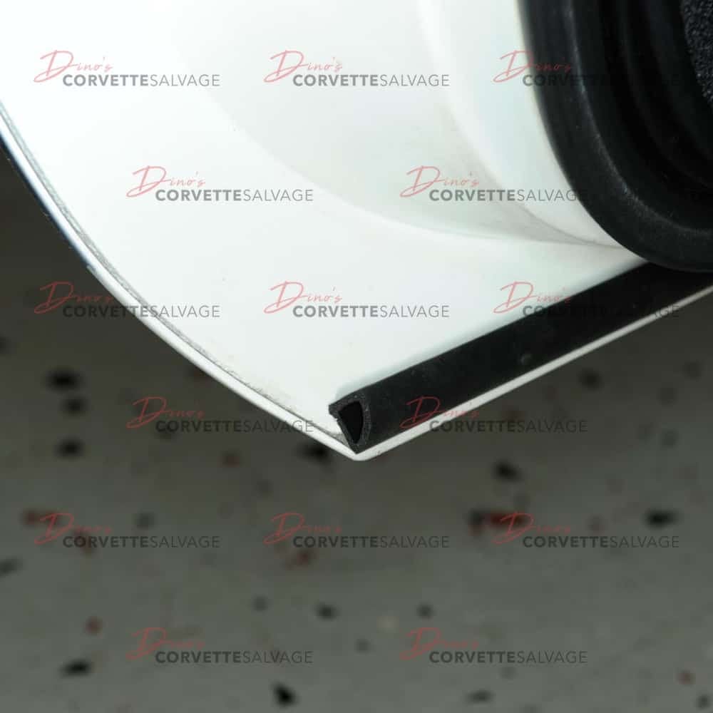C5-C6 Corvette New Door Sill Auxiliary Weatherstrip Set 1997-2013 Installed