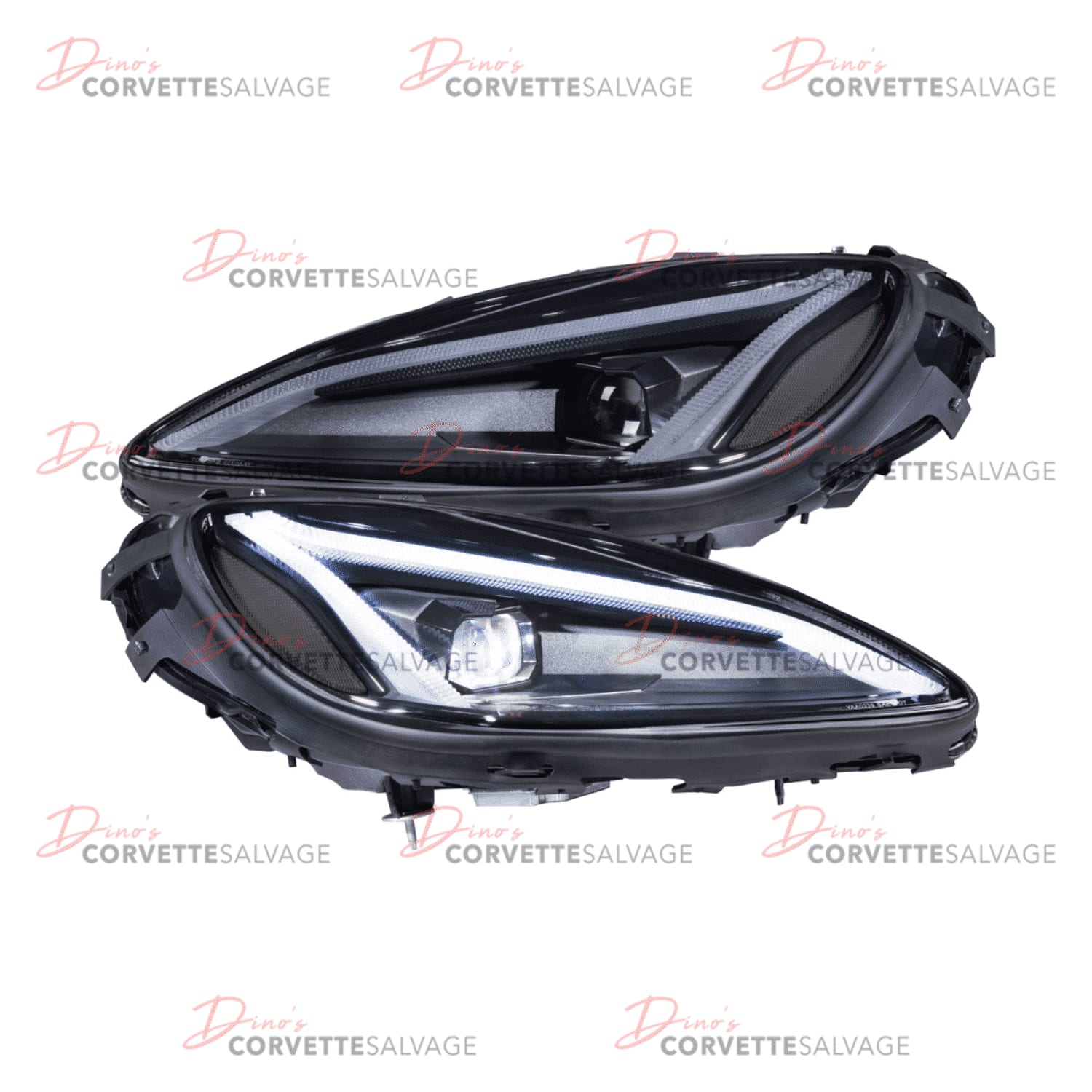 C6 New GTR Carbide LED Headlight Set 2005-2013