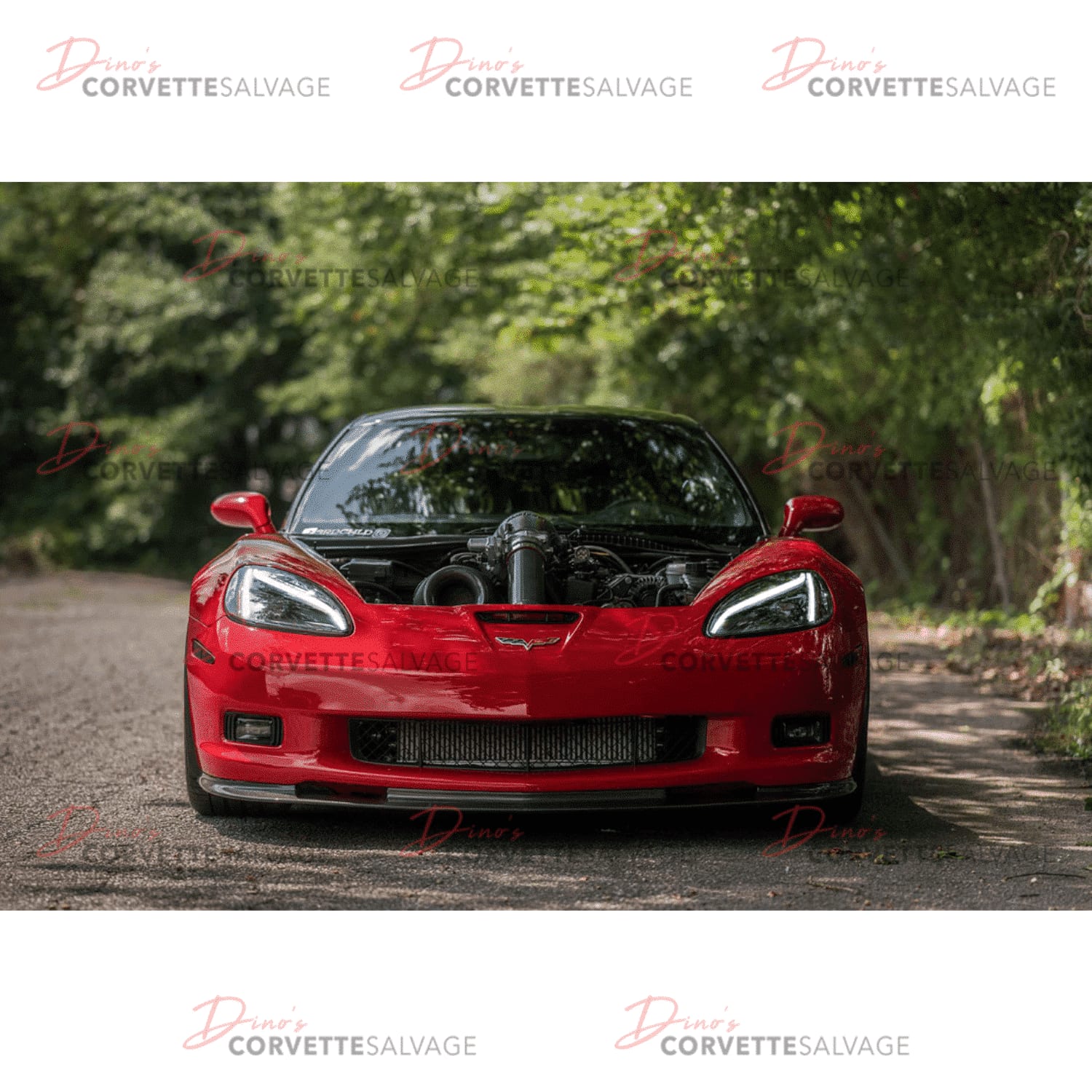 C6 Corvette New GTR Carbide LED Headlight Set 2005-2013