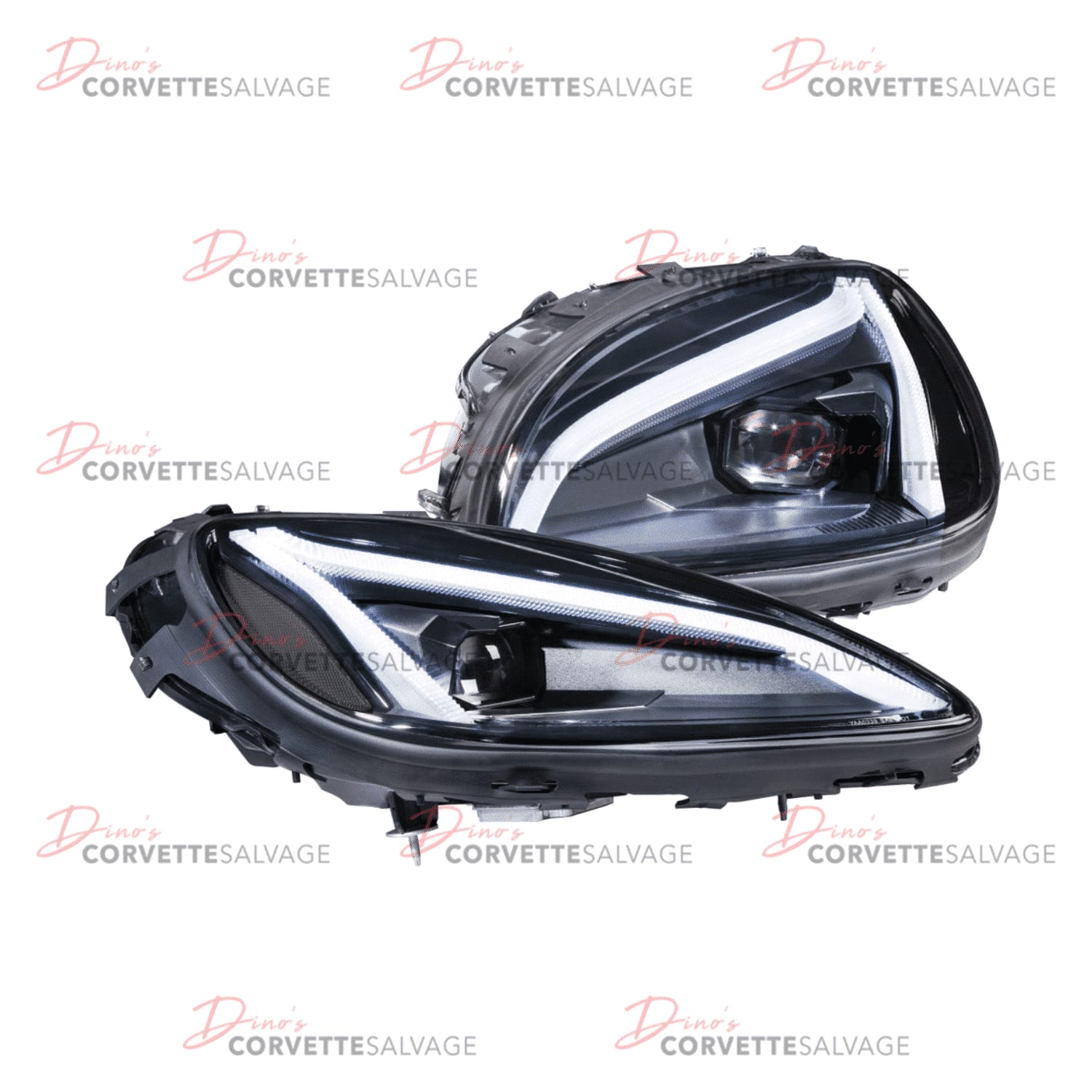 C6 Corvette New GTR Carbide LED Headlight Set 2005-2013
