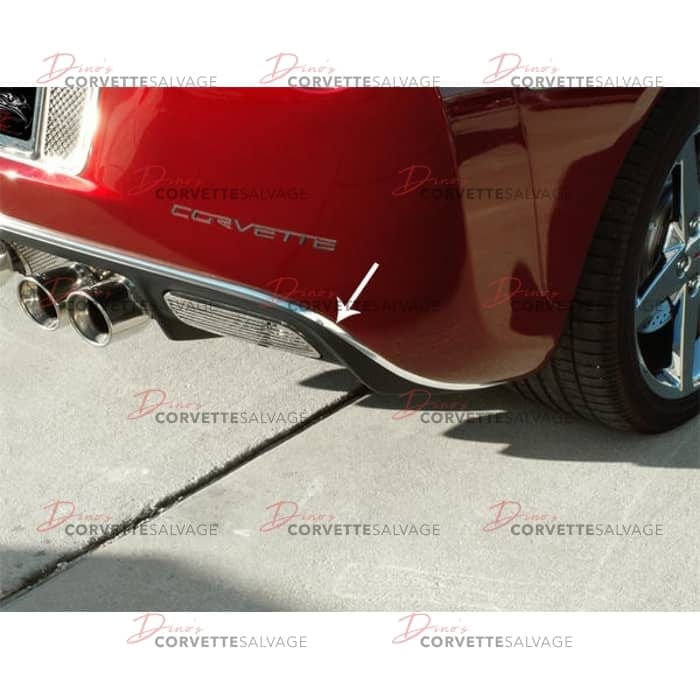 C6 New Rear Bumper Valance Chrome Trim 2005-2013