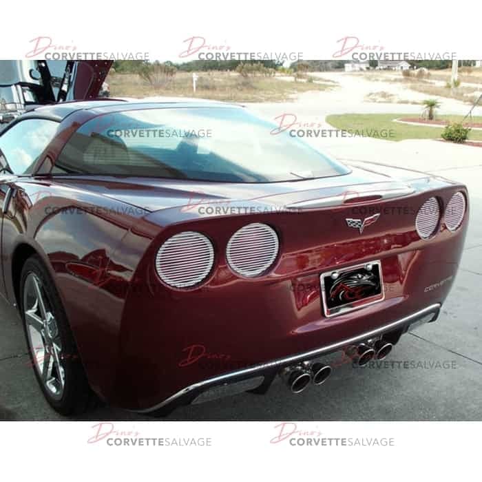 C6 Corvette Rear Bumper Valance Chrome Trim 2005-2013 View 3