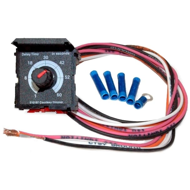C1-C6 New Courtesy Light Delay Module Kit 1953-2012