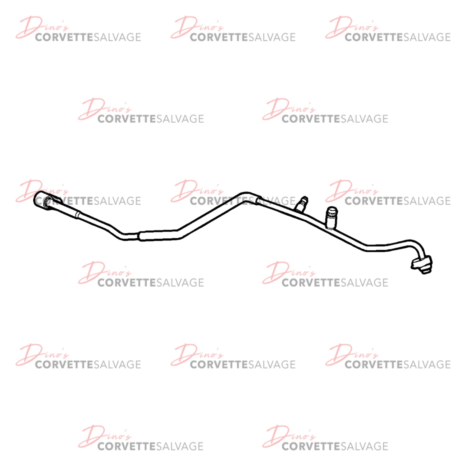 C5 Used Front Air Condition Evaporator Tube 1997-2004