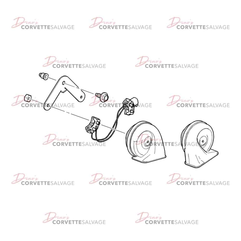 C6 Used Horn Assembly 2005-2013
