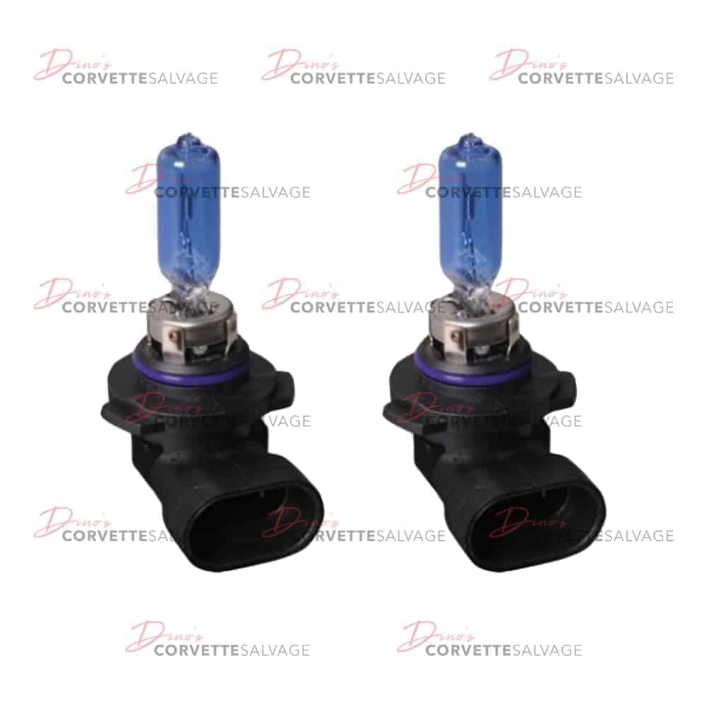 C5 New 100 Watt Halogen High Beam Headlight Bulb Set 1997-2004