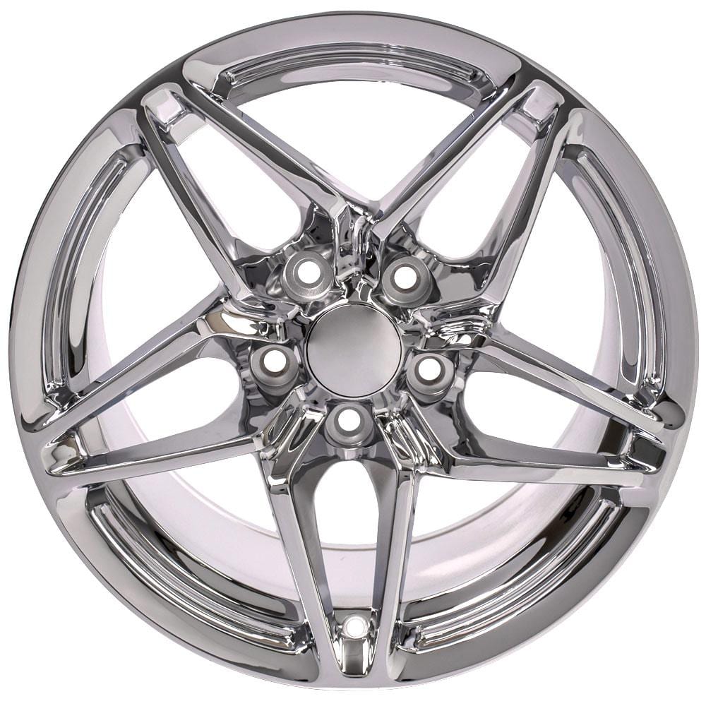 C4 New Chrome 17x11 Wheel (CV31) 1988-1996