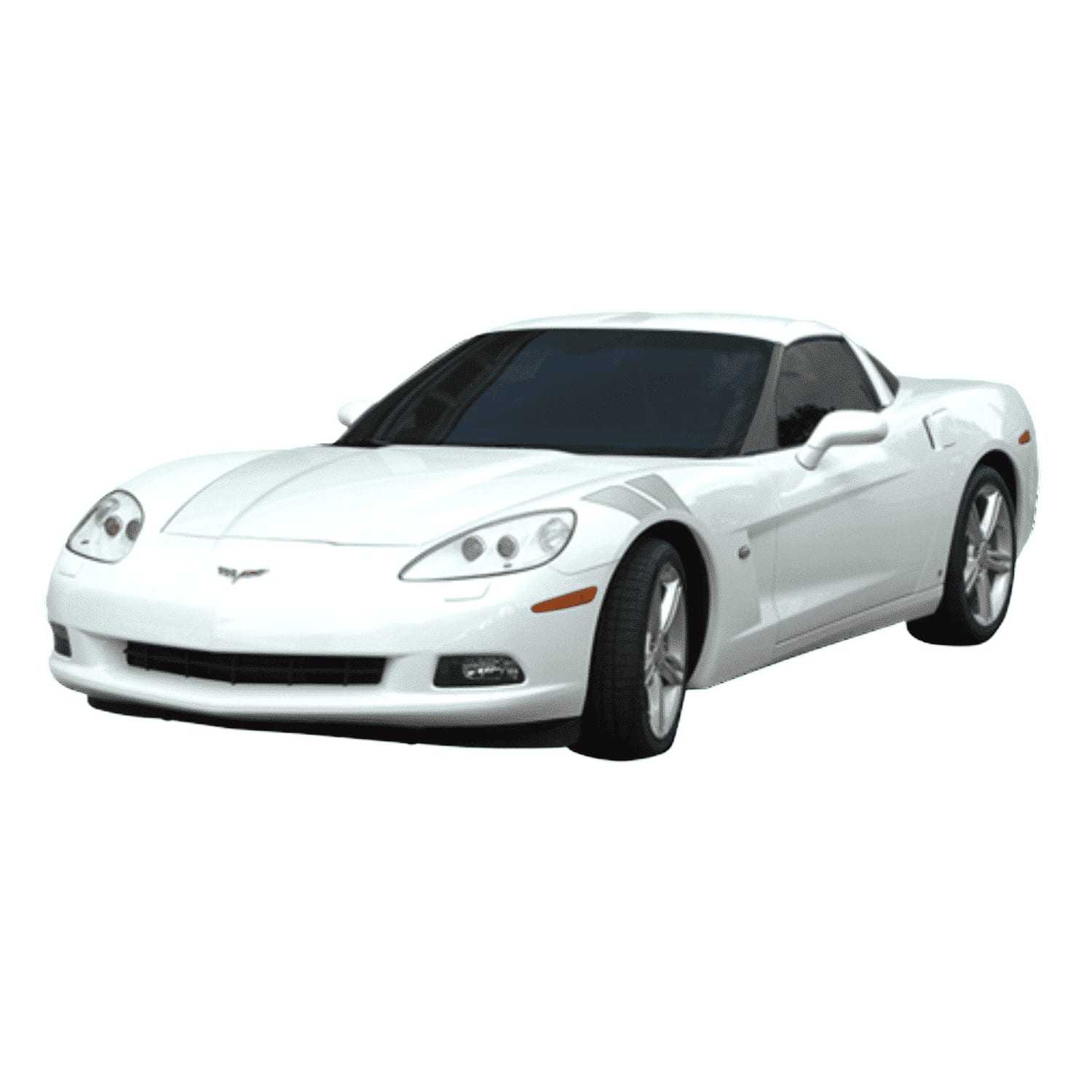 C6 New Standard Body Front Fender Hash Mark Stripes Kit 2005-2013