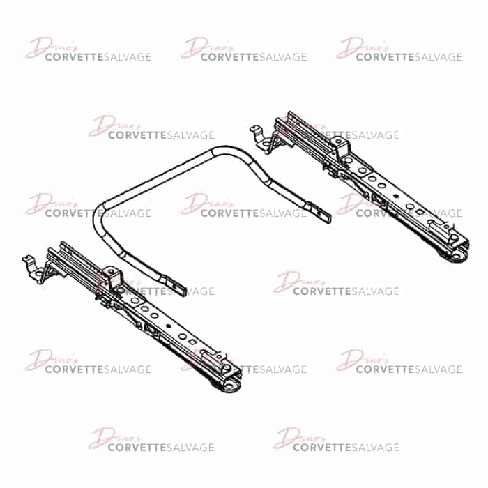 C5 Used Passenger-Side Manual Seat Track 1997-2004