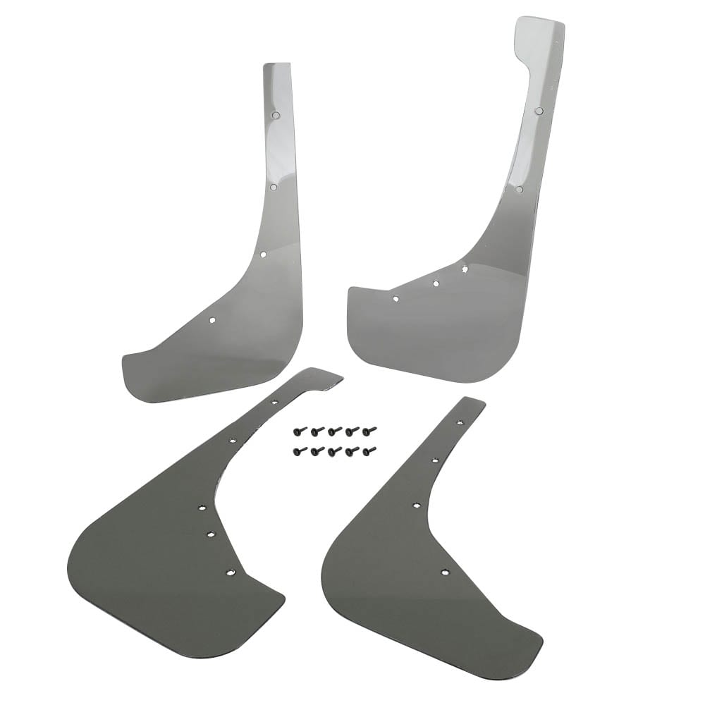 C4 New ZR1 Splash Guard Set - Smoke Tint Lexan - Front & Rear 1990-1995