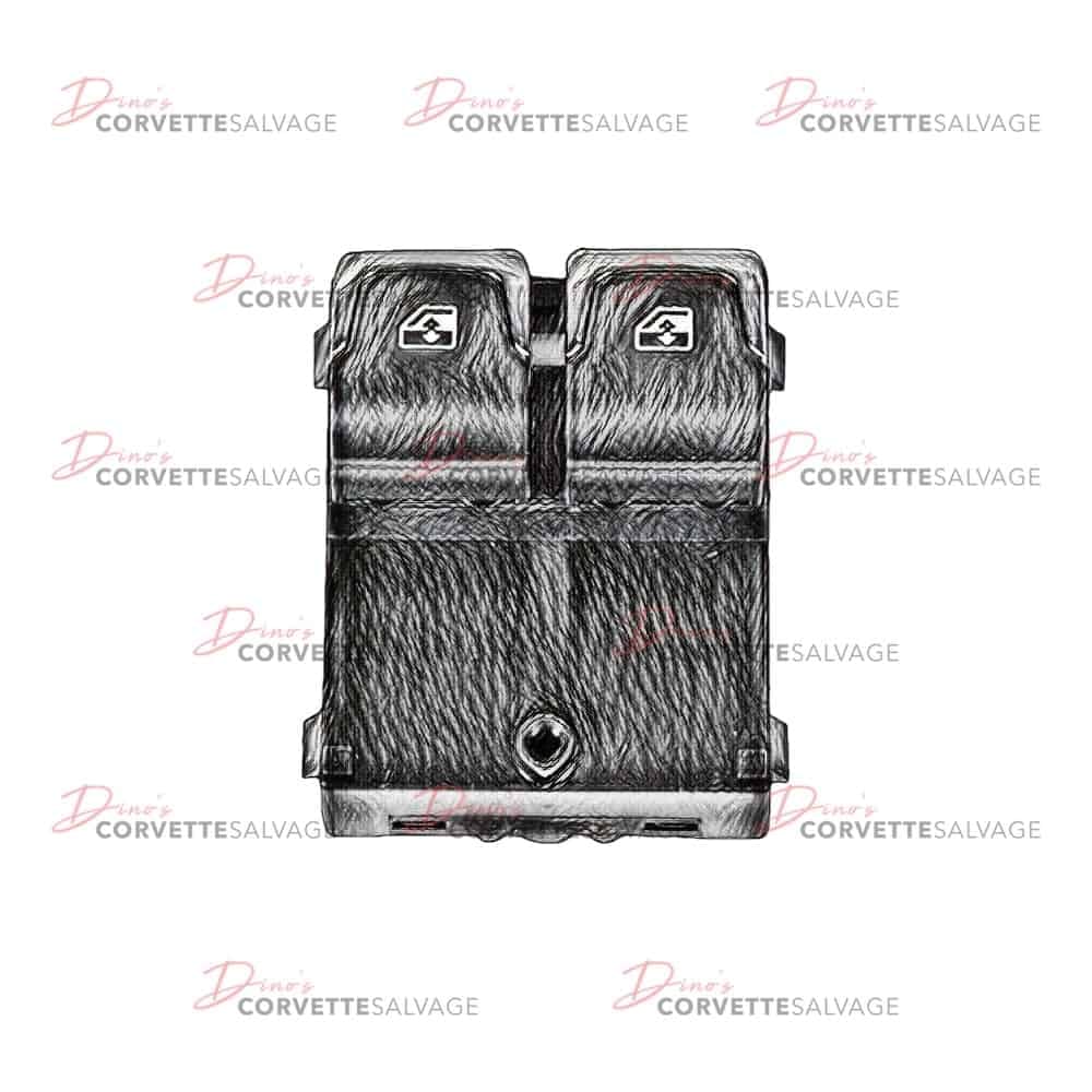 C7 Used Driver-Side Window Switch 2014-2019