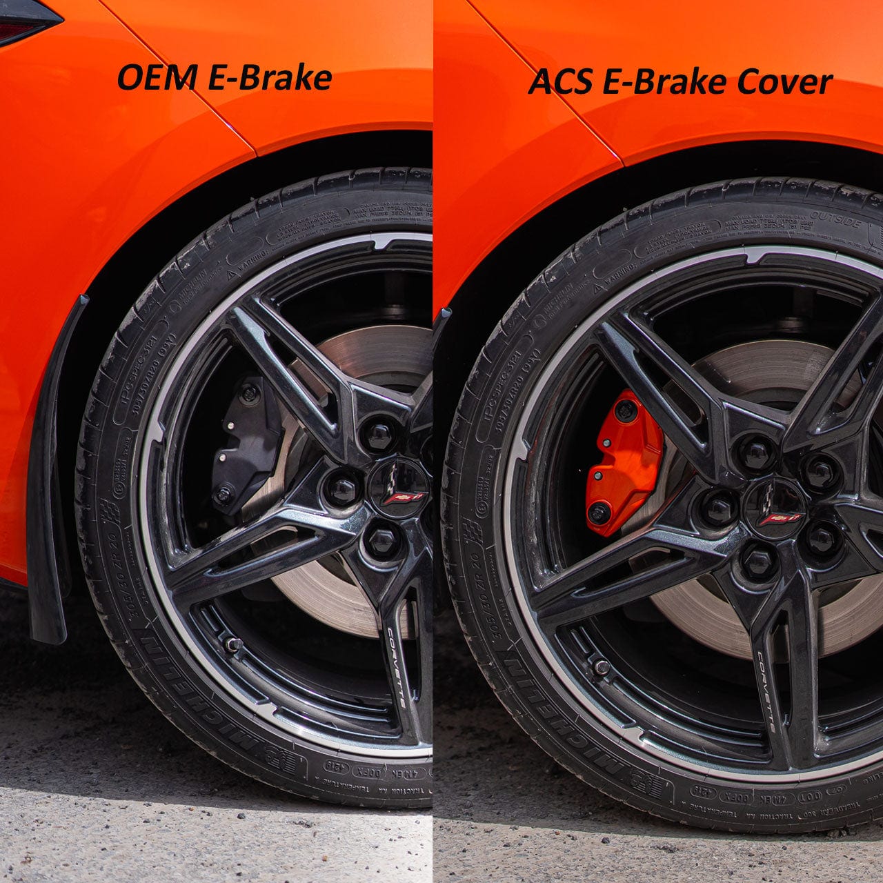 New C8 Stingray E-Brake Caliper Cover 2020-2026