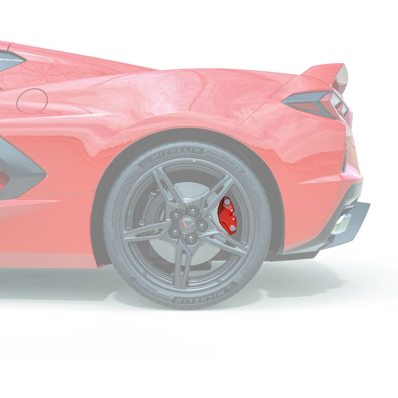 New C8 Stingray E-Brake Caliper Cover 2020-2026
