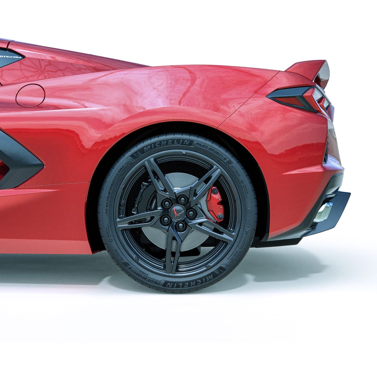 New C8 Stingray E-Brake Caliper Cover 2020-2026