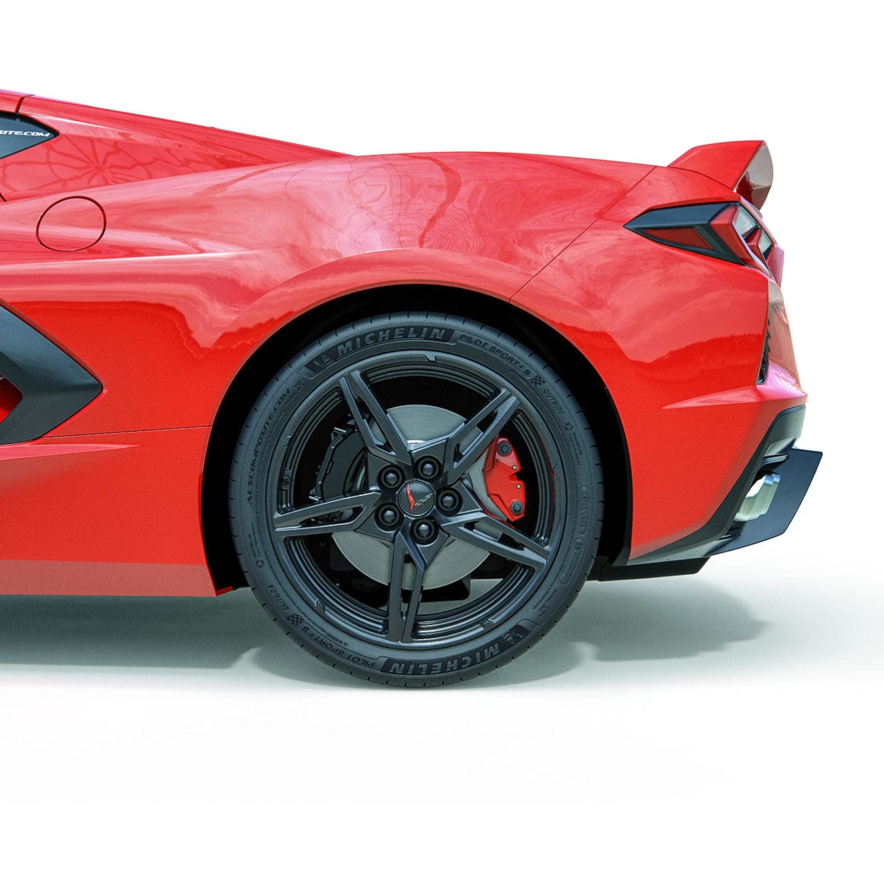 New C8 Stingray E-Brake Caliper Cover 2020-2026