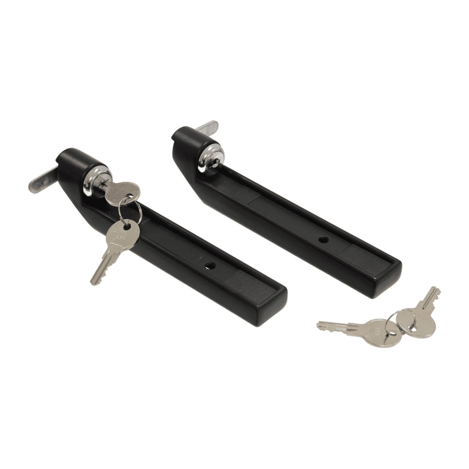 C3 New Black Deluxe T-Top Lock Set with Keys 1968-1982