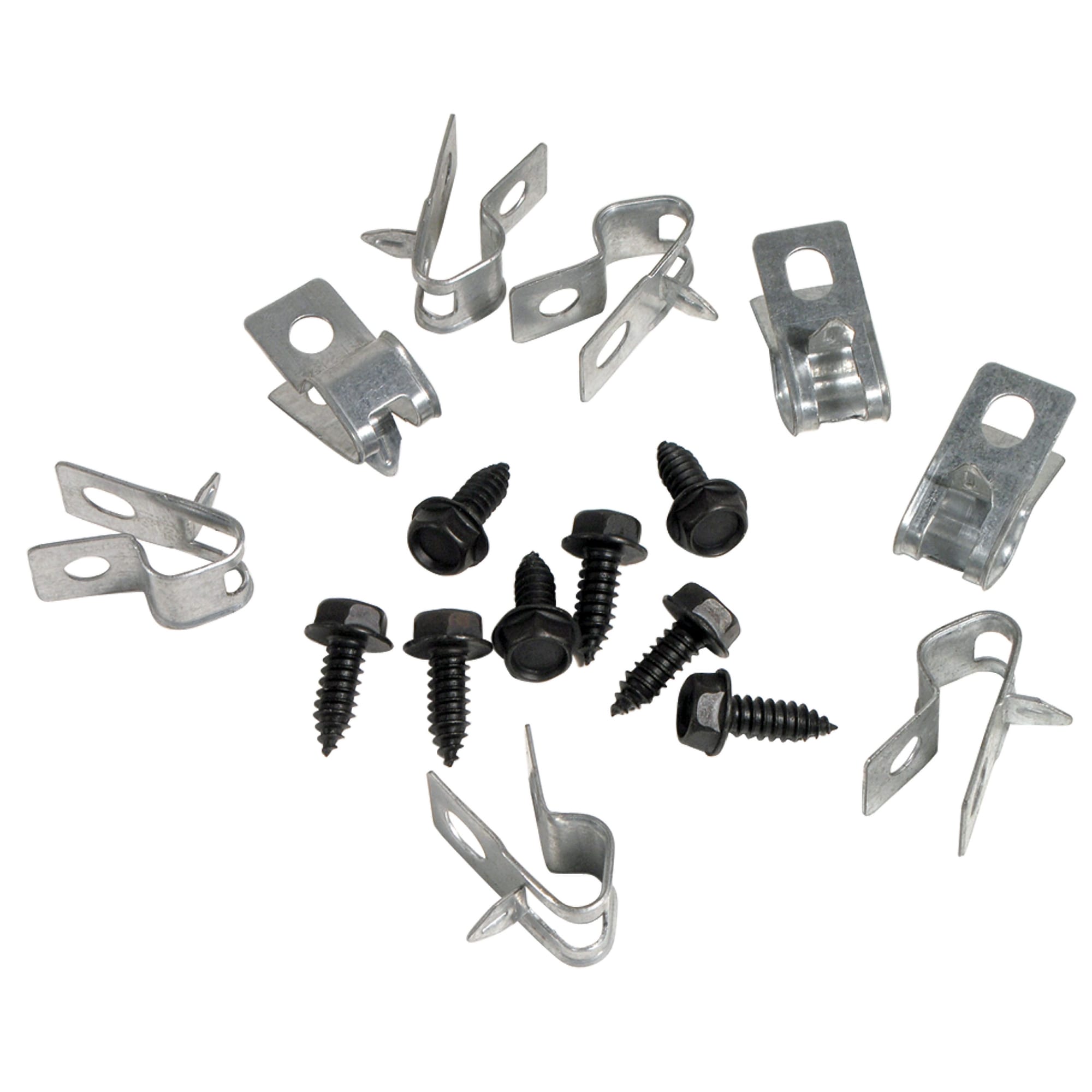 C3 New Fuel Line Clips - 16 Piece Set 1974-1982
