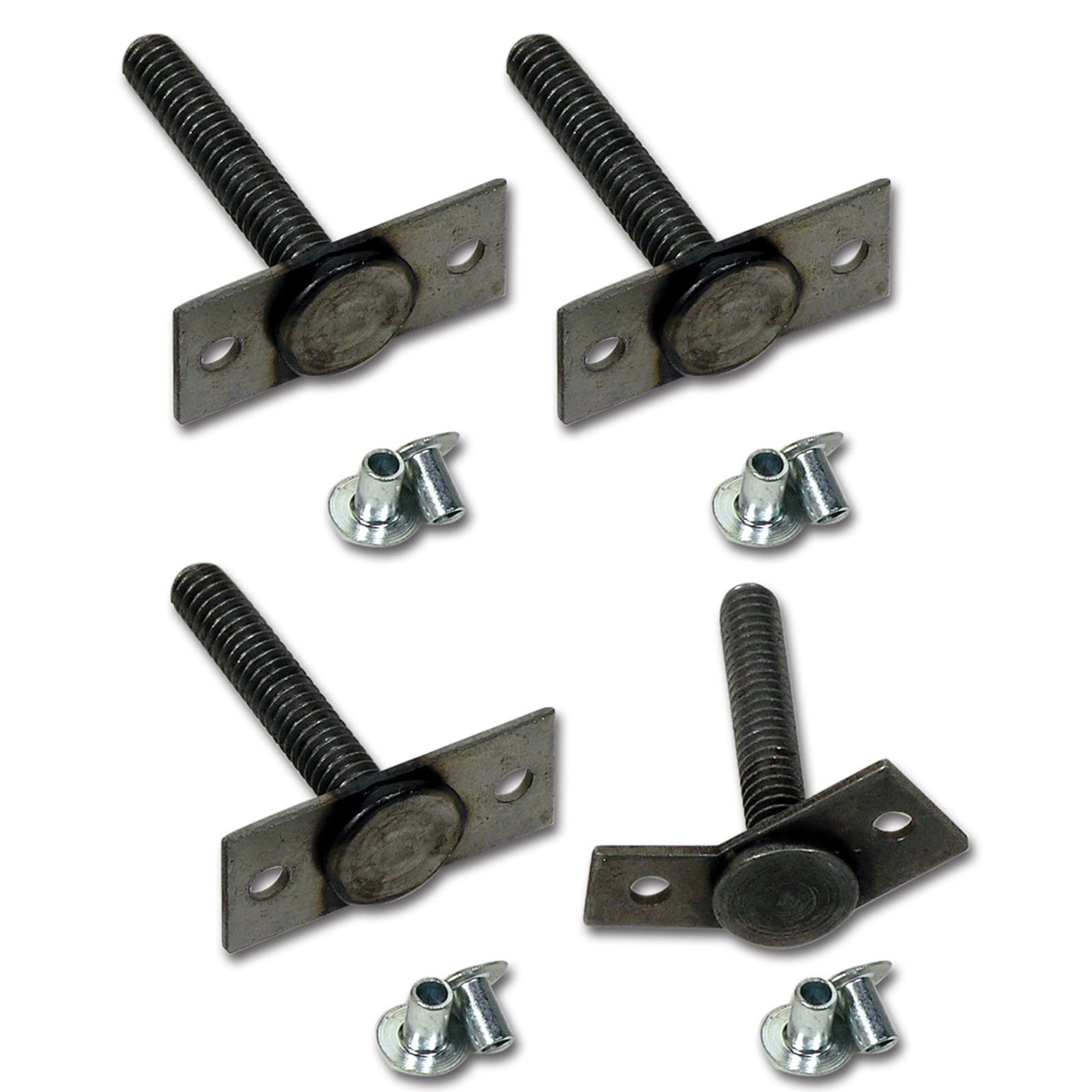 C2 New Heater Box To Firewall Stud Set, without Air Conditioning 1963-1967