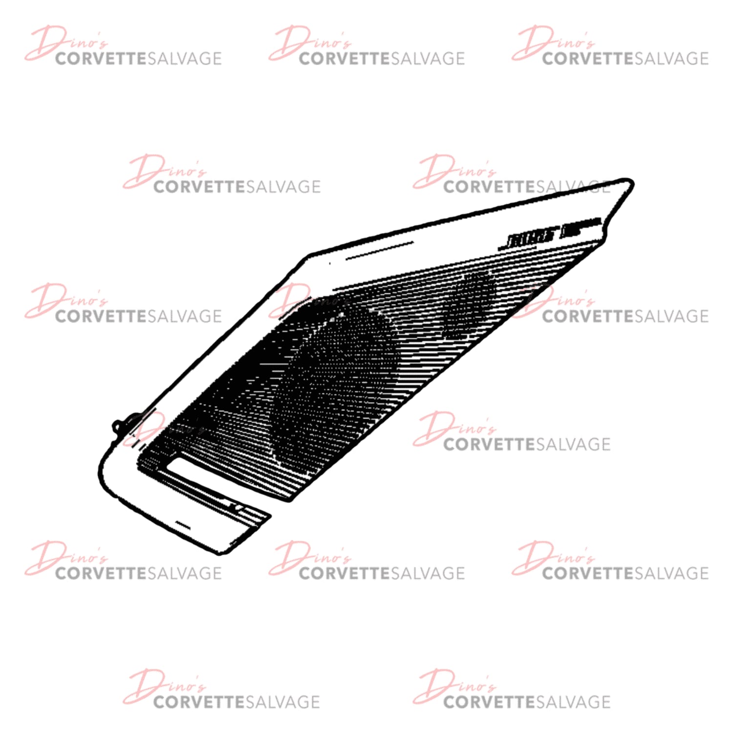 C8 Used Premium Radio Front Side Door Upper Speaker Grille 2020-2024