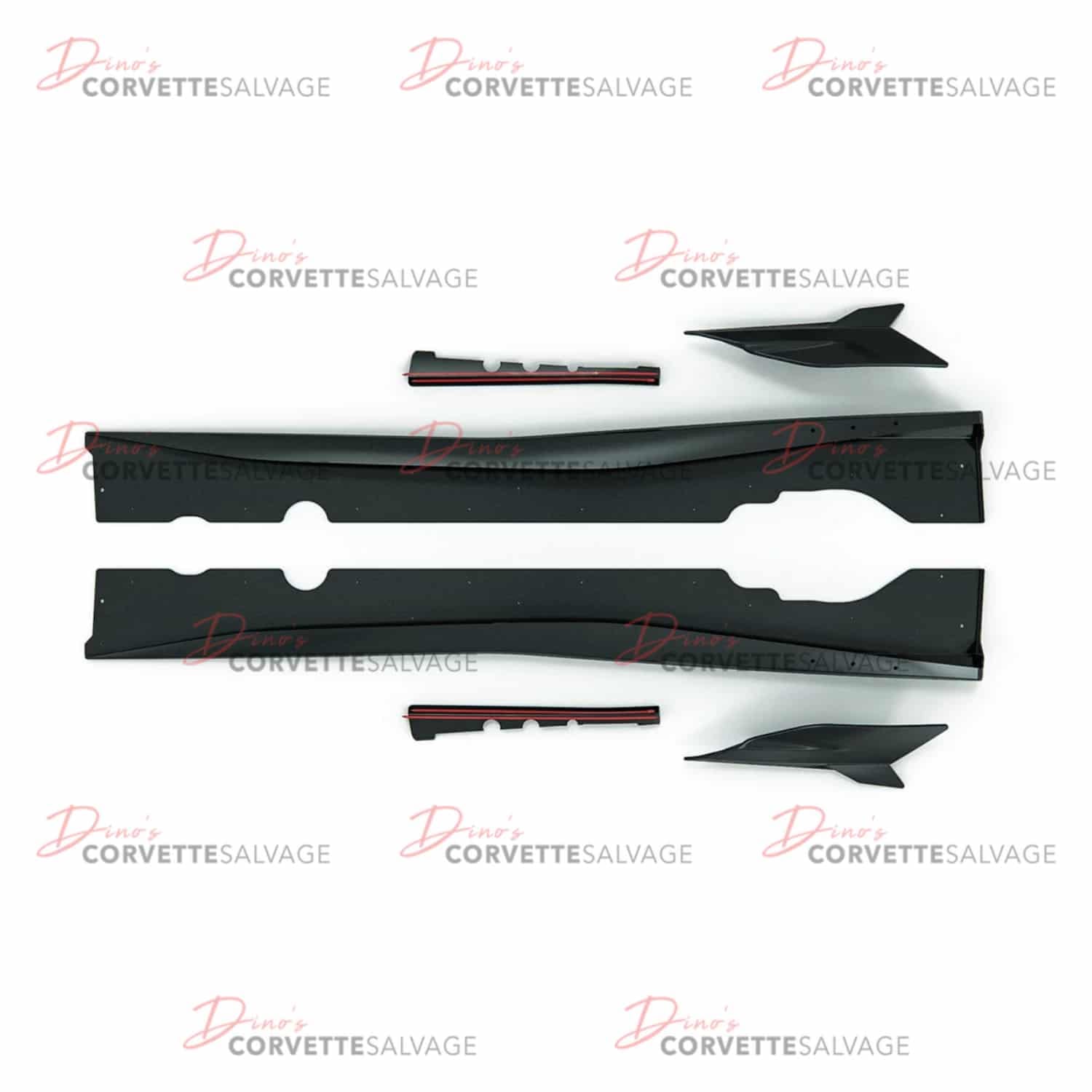 C8 New Carbon Flash Metallic 7VM Rocker Panel Set 2020-2025