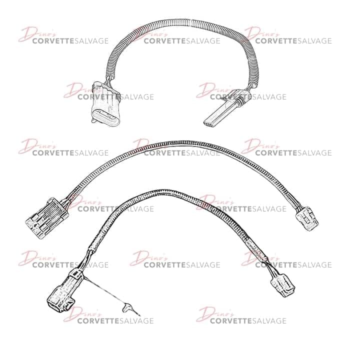 C4 Used Opti-Spark Distributor Wiring Harness 1992-1996