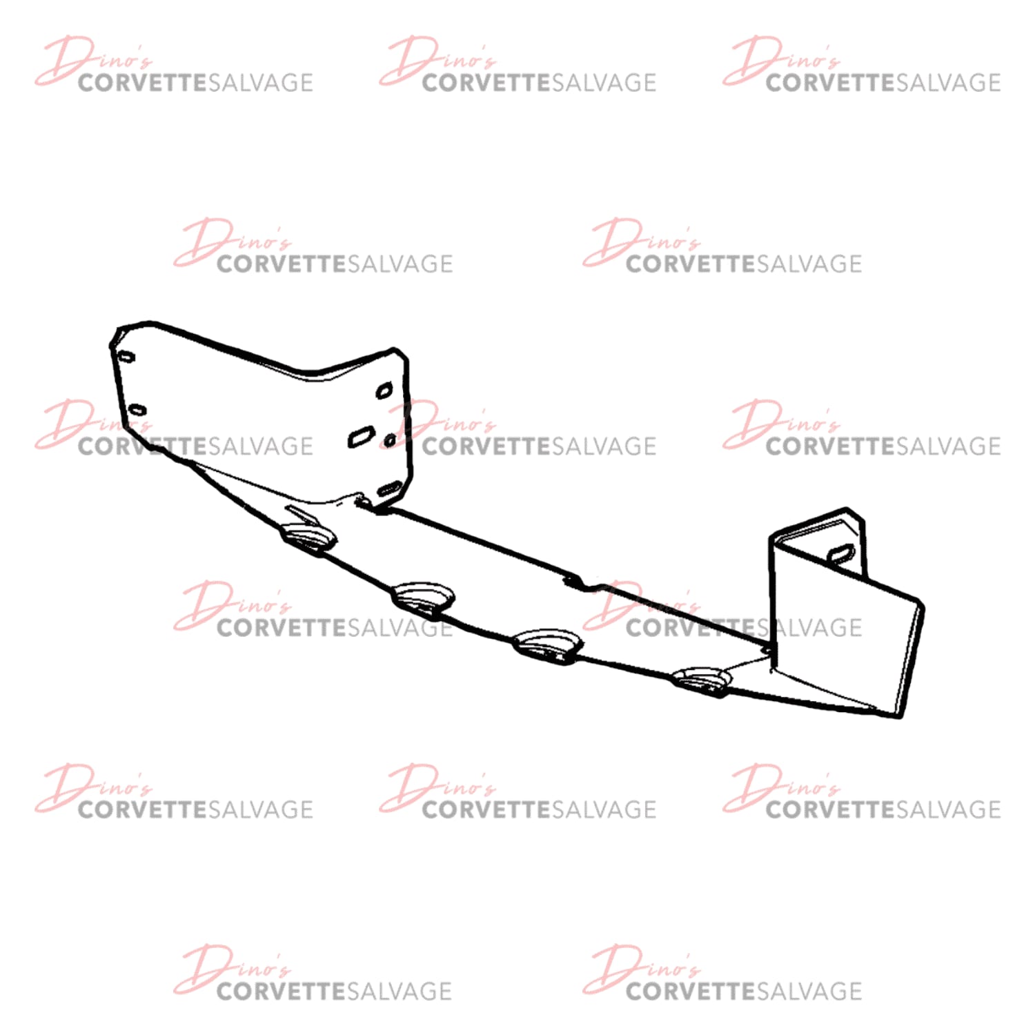 C6 Used Front Bumper Air Duct 2005-2013