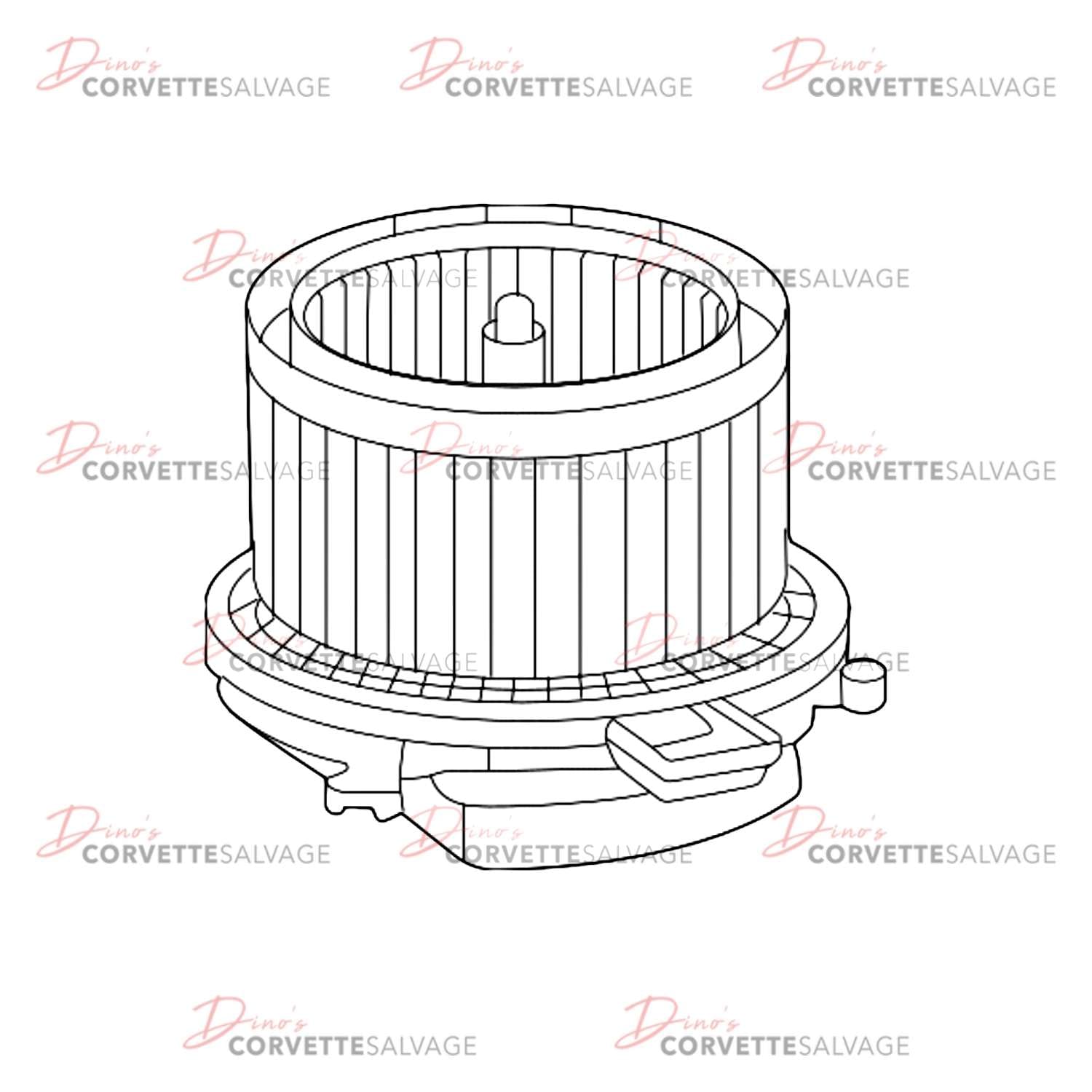 C8 Used Blower Motor 2020-2023