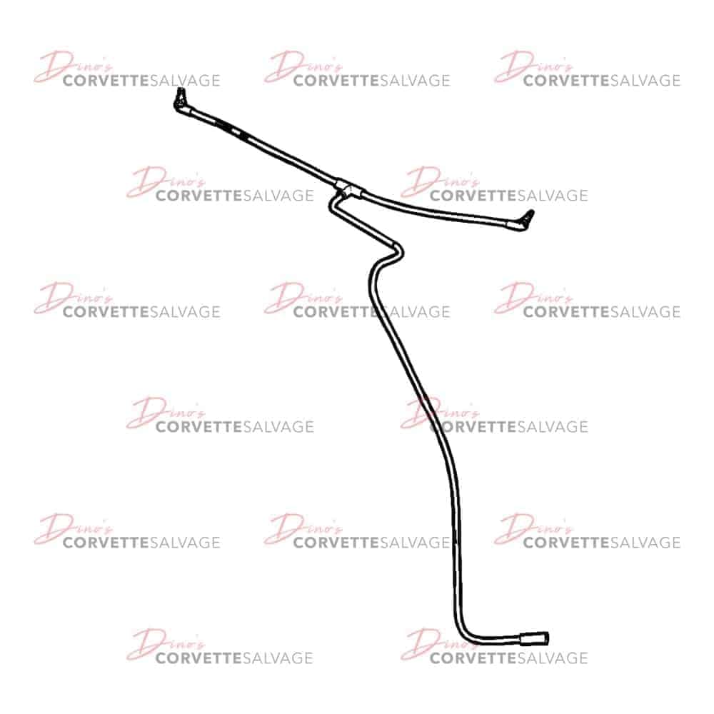 C7 Used Windshield Washer Nozzle Hose 2014-2019