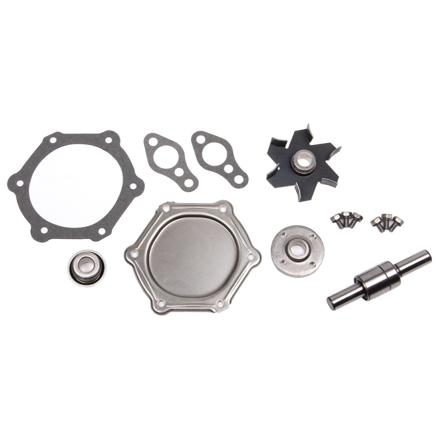 C1-C3 New Water Pump Rebuild Kit, Small Block Only 1956-1970