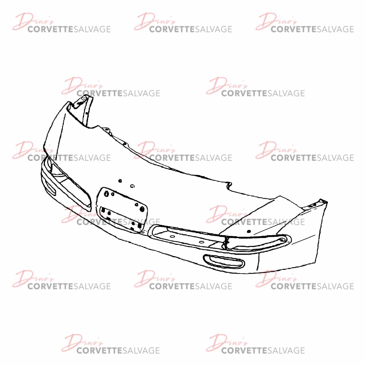 C5 Used Front Bumper Cover 1997-2004