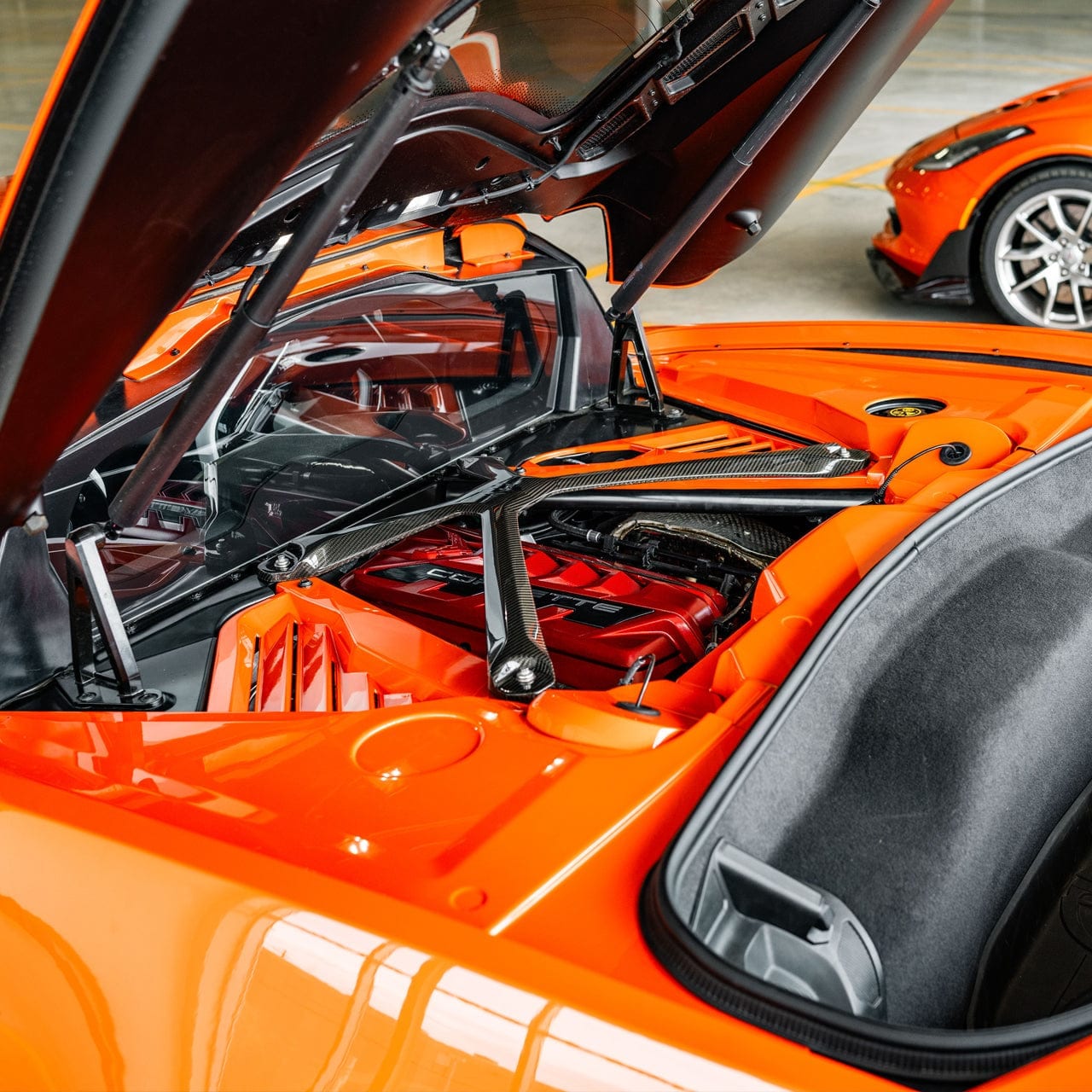 New C8 Coupe Engine Compartment Overlay 2020-2026