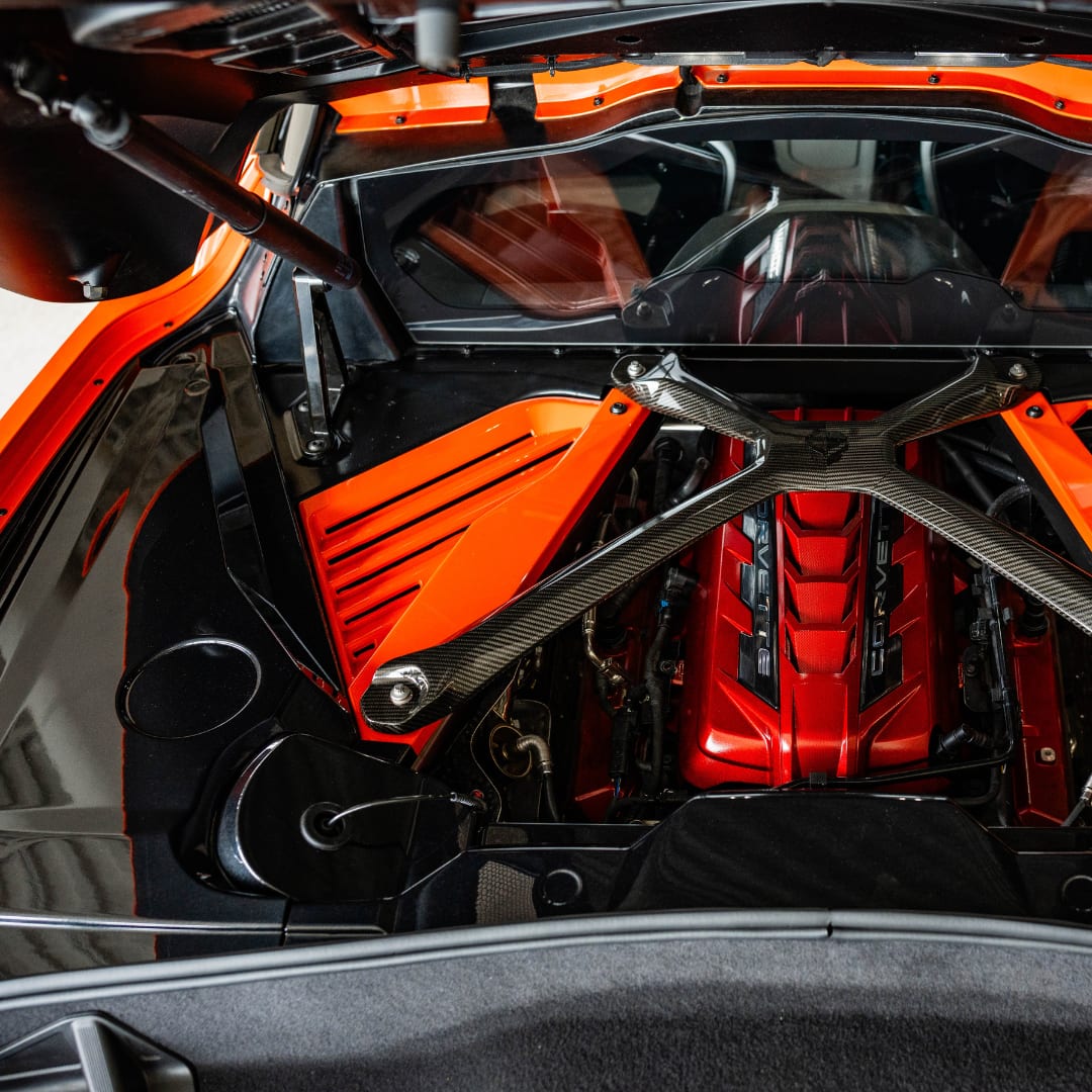 New C8 Coupe Engine Compartment Overlay 2020-2026