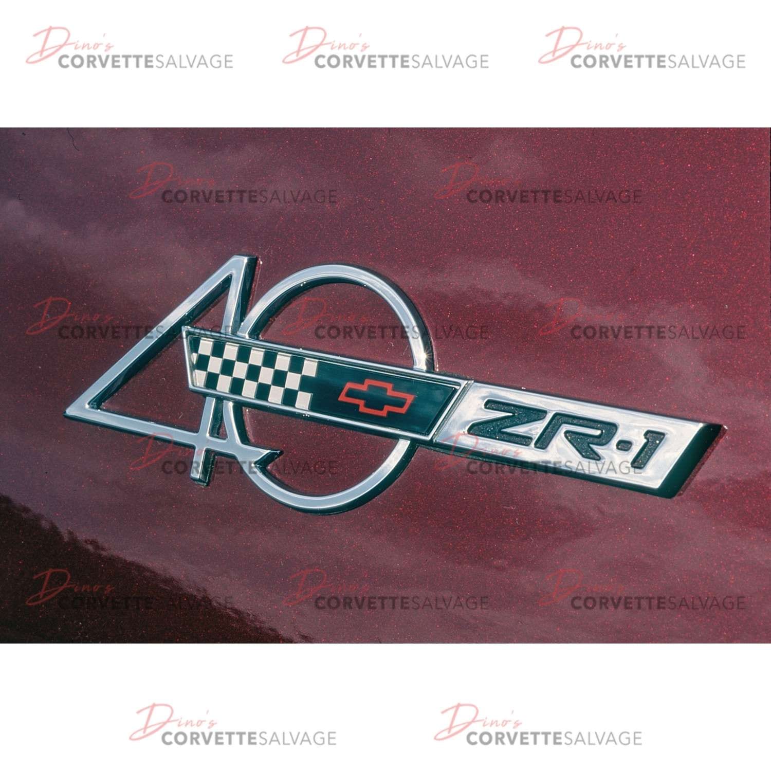 C4 Used ZR-1 40th Anniversary Side Hood Emblem 1993