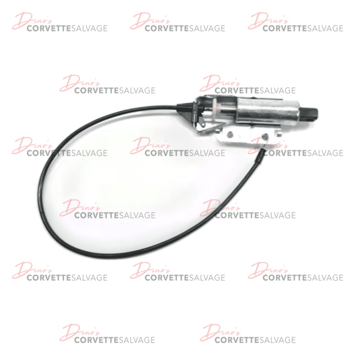 C4 Used Convertible Folding Top Stowage Compartment Lid Latch Release Actuator 1986-1991