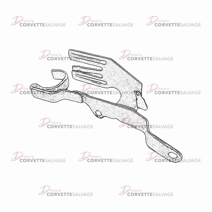 C4 Used Power Steering Fluid Reservoir Bracket 1992-1996