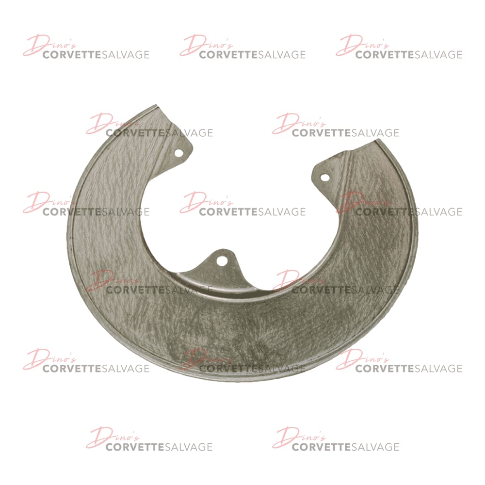 C4 Used Front Dust Brake Shield 1984-1987