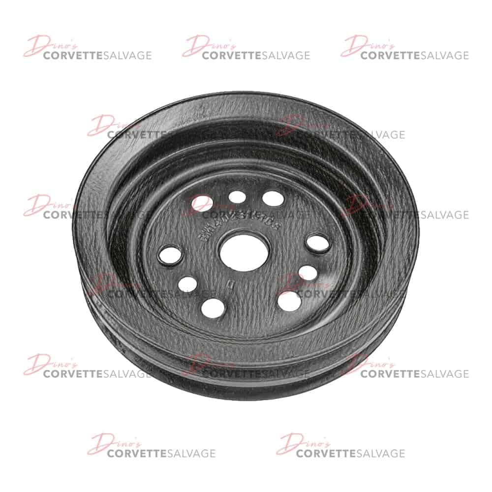 C3 Used 2 Groove Lower Crankshaft Pulley 1975-1982
