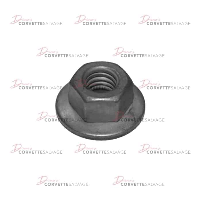 C4-C7 Used M6 x 1mm Hex Flanged Head Nut w/ Conical Washer 1984-2019