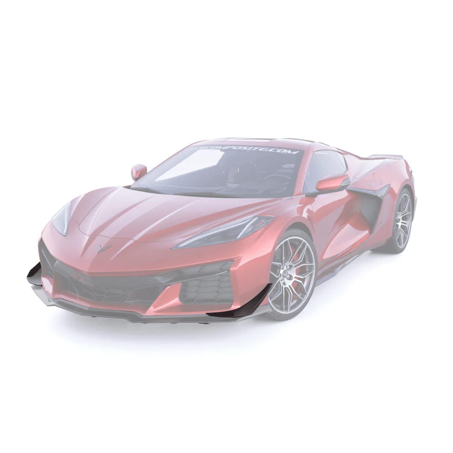 C8 Z06, ZR1, E-Ray Corvette Carbon Flash Metallic Canards 2023-2026