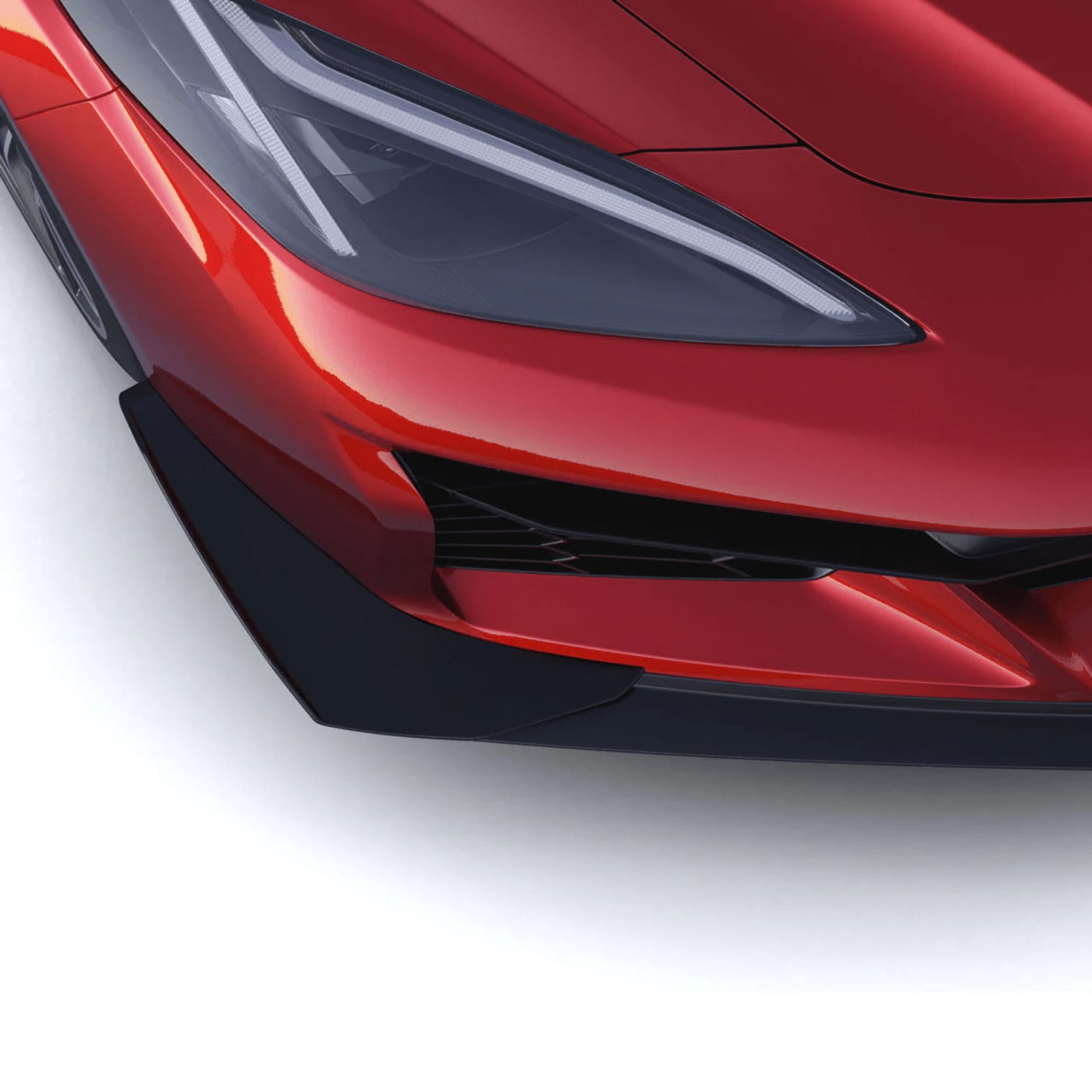 C8 Z06, ZR1, E-Ray Corvette Carbon Flash Metallic Canards 2023-2026