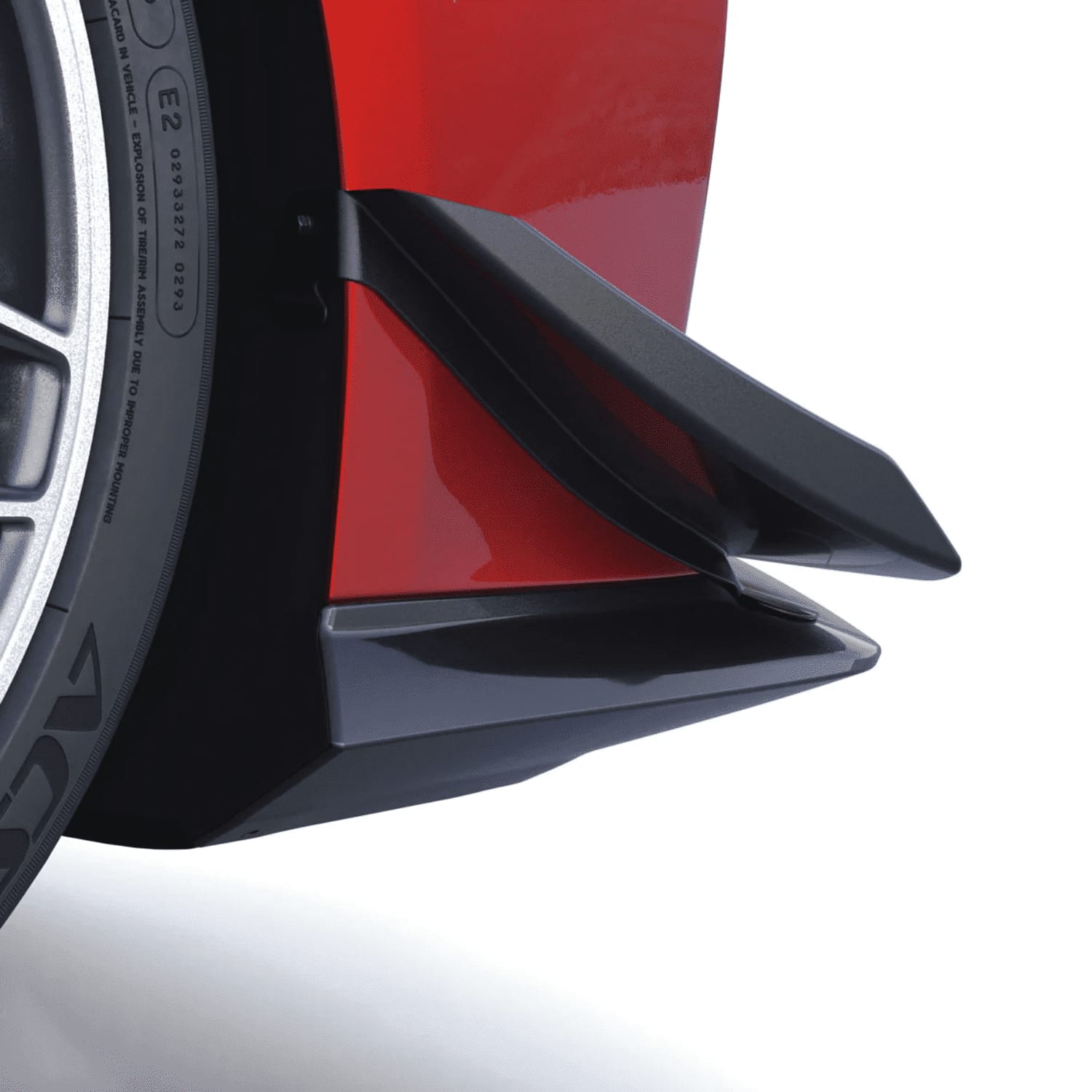 C8 Z06, ZR1, E-Ray Corvette Carbon Flash Metallic Canards 2023-2026